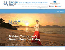 Tablet Screenshot of marinaisland.com